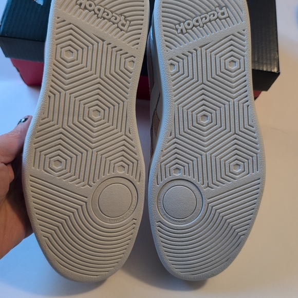 Reebok Court Advance White Pink Womens Size 6 Sneakers - Picture 5 of 6